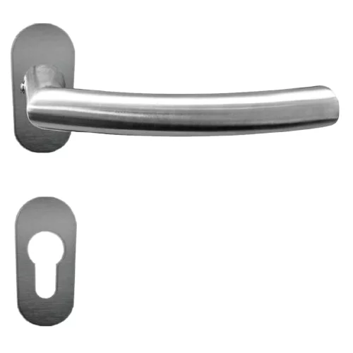 VOVKO Kljuka za vrata Vovko Susy (cilinder, nerjavno jeklo, maks. debelina vrat 44 mm)