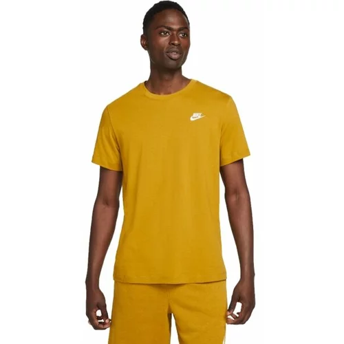 Nike SPORTSWEAR CLUB Muška majica, žuta, veličina