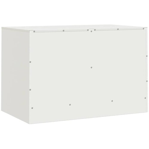  TV ormarići 2 kom bijeli 67 x 39 x 44 cm čelični Bijela Slike