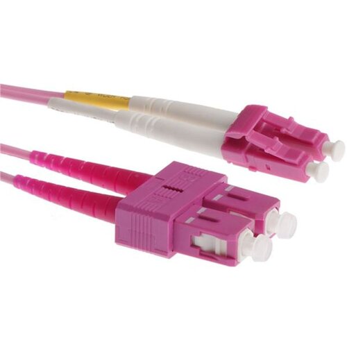  NFO Patch cord, LC-SC, Multimode 50 125, OM4, LSZH, 2mm, Duplex, 1m Slike