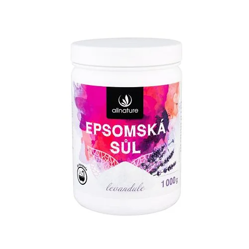 Allnature epsom salt lavender sol za sprostitev mišic 1000 g