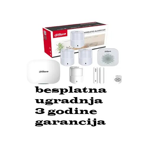 Dahua bežični alarm stan 4 senzora i sirena Slike