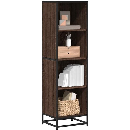 vidaXL Ormarić za knjige smeđi hrast 40x35x139 cm konstruirano drvo Cijene