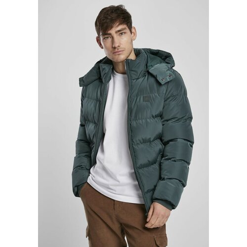 Urban Classics hooded puffer jacket bottlegreen Slike