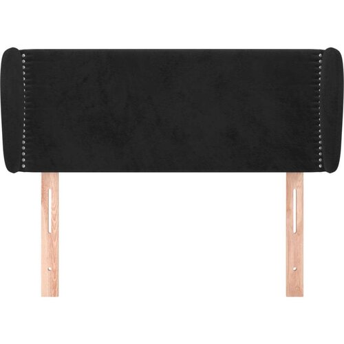  Uzglavlje s u&amp;scaron;ima crno 103x23x78/88 cm bar&amp;scaron;unasto Slike