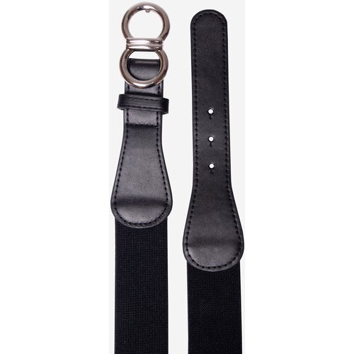 Shelvt Women's elastic belt black Slike
