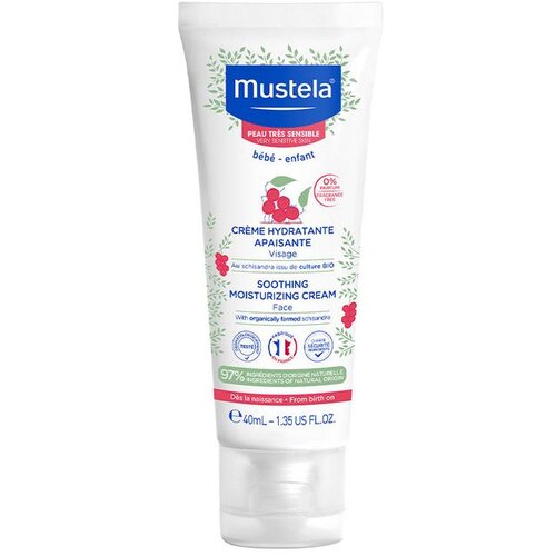 Mustela B&eacute;b&eacute; soothing moisturizing face cream pomirjajoča in vlažilna krema za obraz 40 ml za otroke Cene