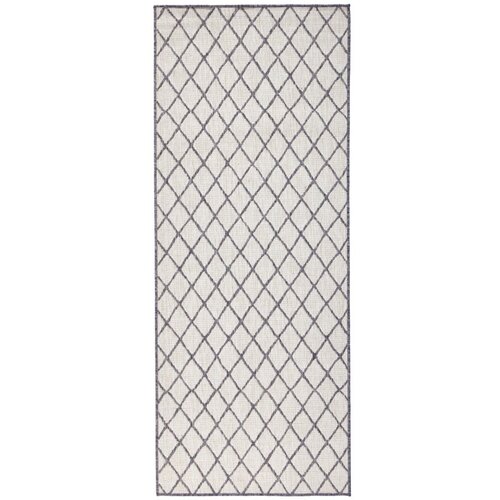 NORTHRUGS Sivo-krem zunanja preproga Malaga, 80 x 250 cm Slike