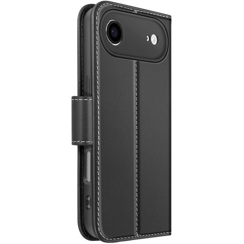 AVIZAR Denarnica etui za iPhone Air iz premium usnja s funkcijo stojala, Črna, (5000189875) Cene