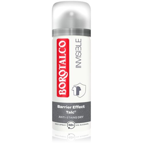 Borotalco Invisible deodorant v pr&amp;scaron;ilu proti belim in rumenim madežem 45 ml Slike