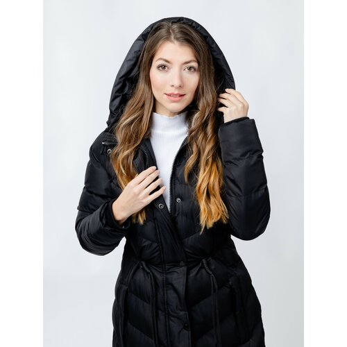Glano Women's quilted jacket - black Slike
