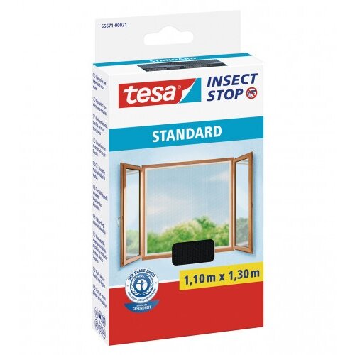 Tesa Mreža za prozor 110x130cm crna 55671 Cijene