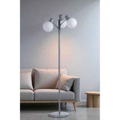 Opviq Lampa za pod 8947-5 u beloj i sivoj boji Cene