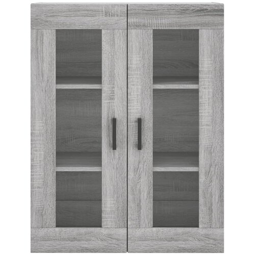  Visoka komoda siva sonome 69,5x34x180 cm od konstruiranog drva Slike