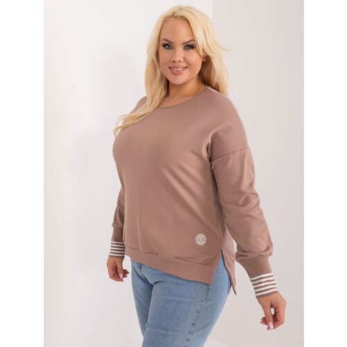 RELEVANCE Blouse-RV-BZ-9145.02-dark beige Cene