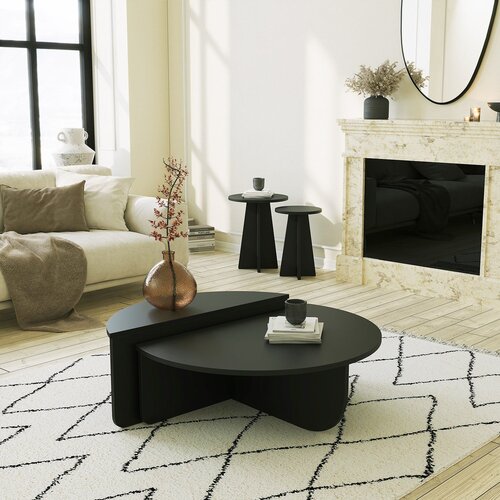 Hanah home Club sto Podium 90x30x60cm Crni Cene