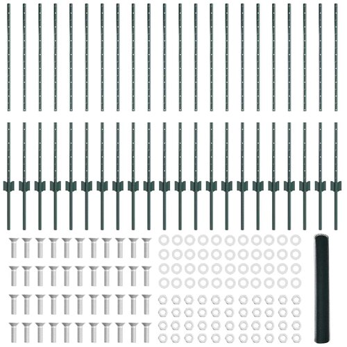  Zavarena žičana ograda 50 x 1 m (&amp;Scaron; x V) Čelik premazan PVC-om Slike