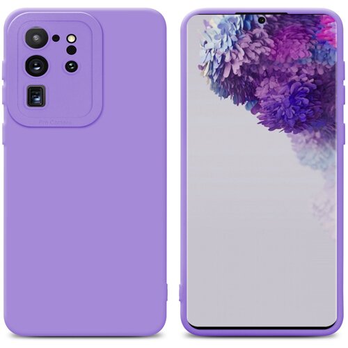 Cadorabo Ohi&scaron;je, združljiv s Samsungom v tekoči svetlobi vijolični - za&scaron;čitni pokrov iz fleksibilnega silikona TPU, (20596520) Cene