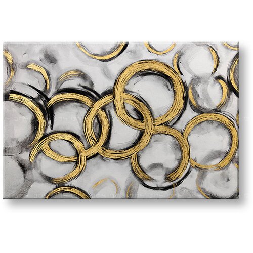 Slikana slika na platnu apstrakt 90x60 cm Slike
