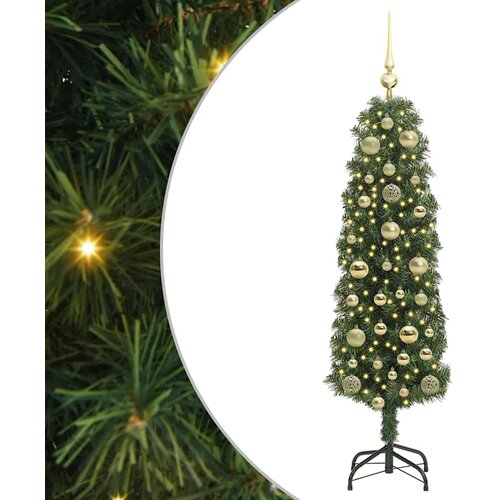  Umjetno božićno drvce Zelena 150 cm PVC i čelik i plastika Slike