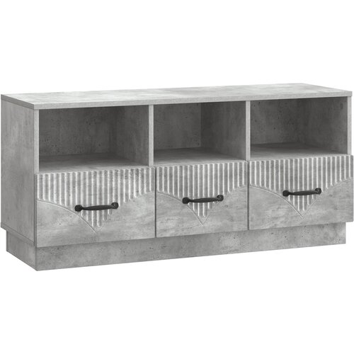 TV ormar Betonska siva 102 x 34,5 x 47 cm Konstruirano drvo Cene