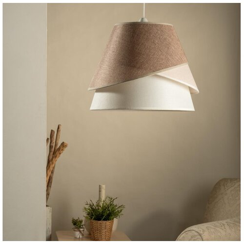  ONLI - Luster na kablu POLLON 1xE27/15W/230V braon/krem/bež Cene