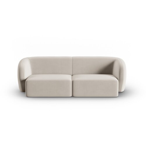 Milo Casa Bež žametna sedežna garnitura 188 cm Paolo &amp;ndash; Slike