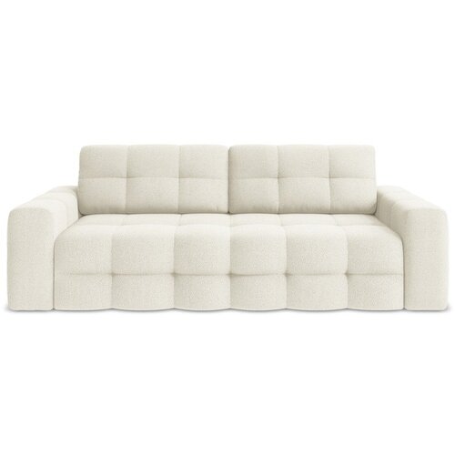 Makamii Bež sklopiva sofa od bouclé tkanine 255 cm Milu – Cijene
