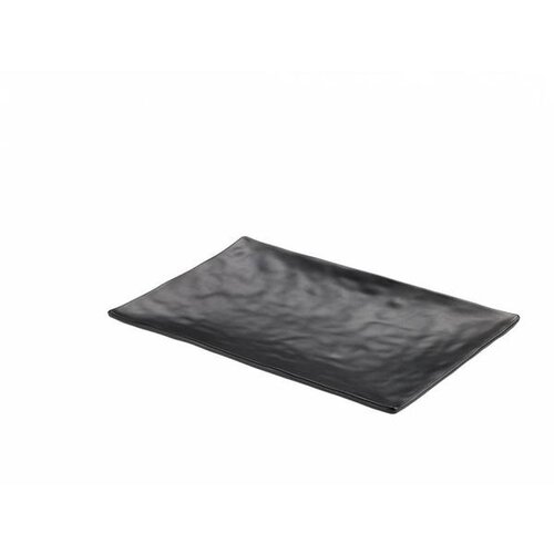  OVAL MELAMIN CRNI 30*21*3CM Cene