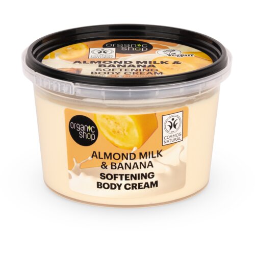 Organic Shop Mehčalna krema za telo Mandljevo mleko in banana - 250 ml Cene