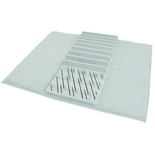 Homéa Svijetlo plava plastična podloga za ocjeđivanje posuđa 50x38 cm &ndash; Cijene