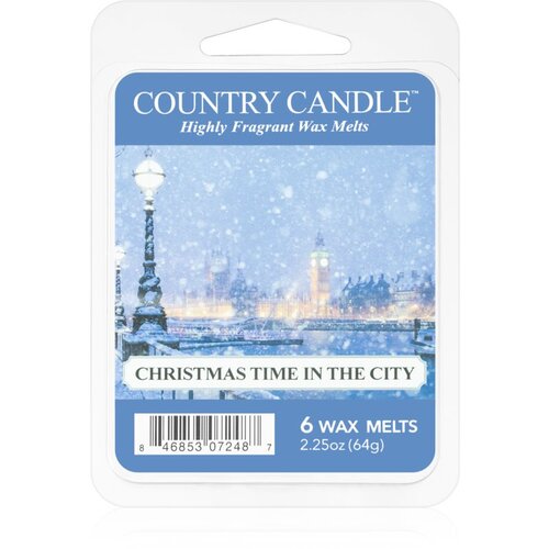 Country Candle Christmas Time In The City vosek za aroma lučko 64 g Cene