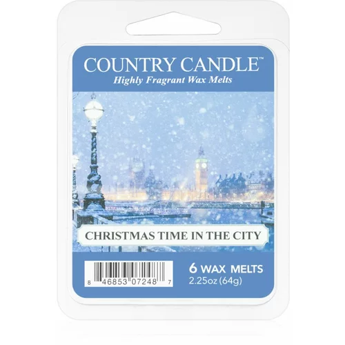 Country Candle Christmas Time In The City vosek za aroma lučko 64 g