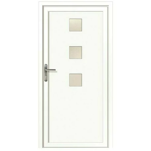 RORO PVC ulazna vrata Claudia (D x Š x V: 70 x 1.000 x 2.100 mm, DIN lijevo, Bijele boje)