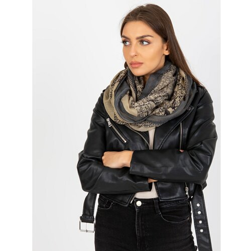 Fashion Hunters Beige viscose scarf scarf Slike
