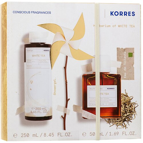 Korres Set White Tea toaletna voda, 50 ml + Gel za tuširanje, 250 ml Cene