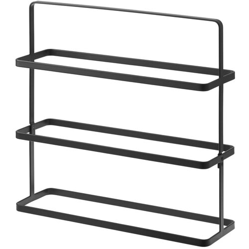 YAMAZAKI crni &amp;scaron;iroki stalak za cipele Tower Shoe Rack Slike