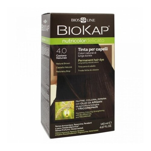 Biokap farba za kosu Delicato 4.0 Black 140ml Slike