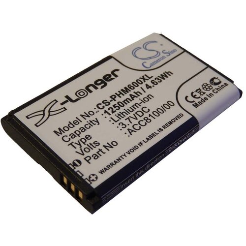 VHBW Baterija za Pocket Memo DPM6000 / DPM7000 / DPM8000, 1250 mAh Slike