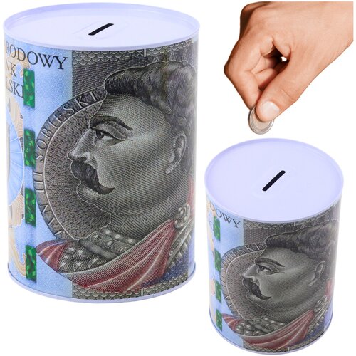  Piggy bank Metal box 500 złoty banknote 16x12cm Cijene