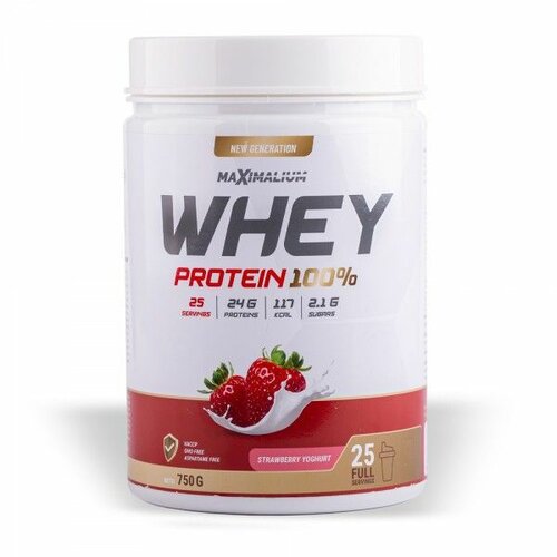 Maximalium whey protein 750g jagoda-jogurt Slike