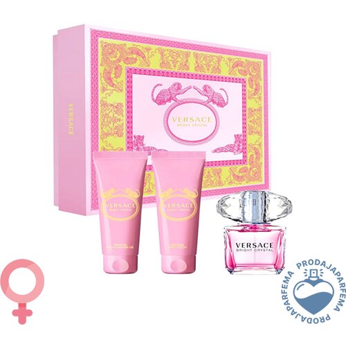 Versace Bright Crystal 50ml EDT + Body Losion 50ml + Gel za tuširanje 50ml Cijene
