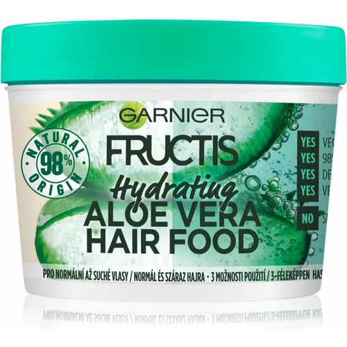 Garnier Fructis Hair Food Aloe Vera hranljiva maska za normalne do suhe lase 390 ml