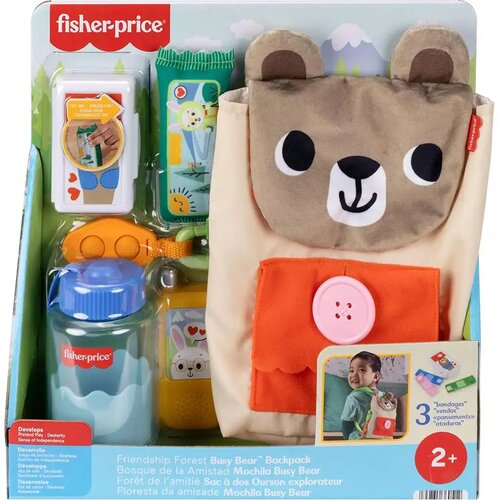 Mattel Fisher-Price: Nahrbtnik z medvedkom - Cene