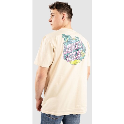 Santa Cruz Aloha Dot T-shirt blond wood Slike