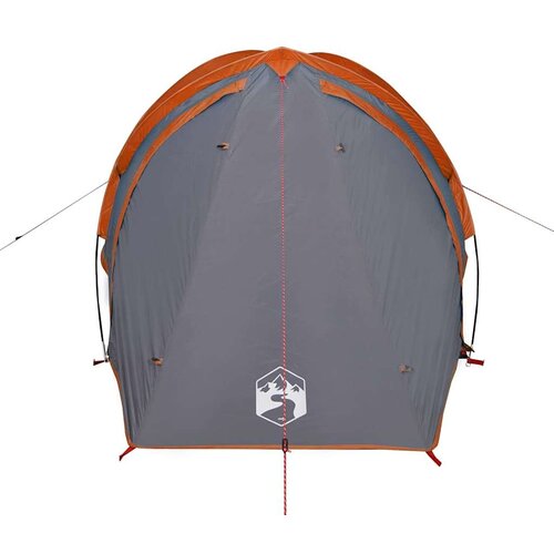 VidaXL &amp;Scaron;ator za 2 osobe sivo-narančasti 320 x 140 x 120 cm taft 185T Slike