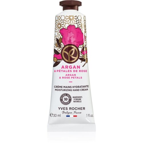 Yves Rocher Bain de Nature krema za roke Argan & Rose Petals 30 ml Cene