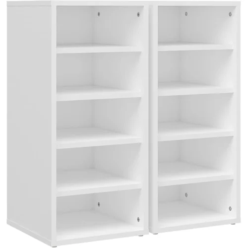 Maison Chic Omarica za obutev - Kopa za čevlje 2 kosa bela 31,5x35x70 cm iverna plošča, (21777890) Maison Chic Omarica za obutev - Kopa za čevlje 2 kosa bela 31,5x35x70 cm iverna plošča, (21777890)