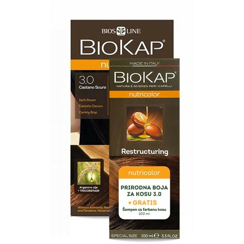 Biokap nutricolor 3.0 + šampon za farbanu kosu gratis Slike