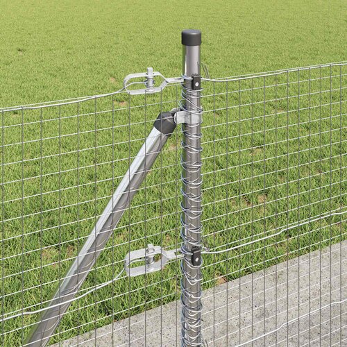  Zavareno žičano ogradno mreža s betonskom podlogom 100 x 0,5 m Slike